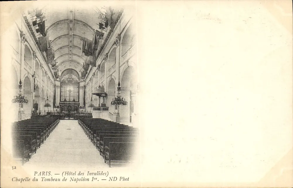 Paris — Kapelle des Grabes von Napoleon I. — Hôtel des Invalides — ND Phot - Vorderseite