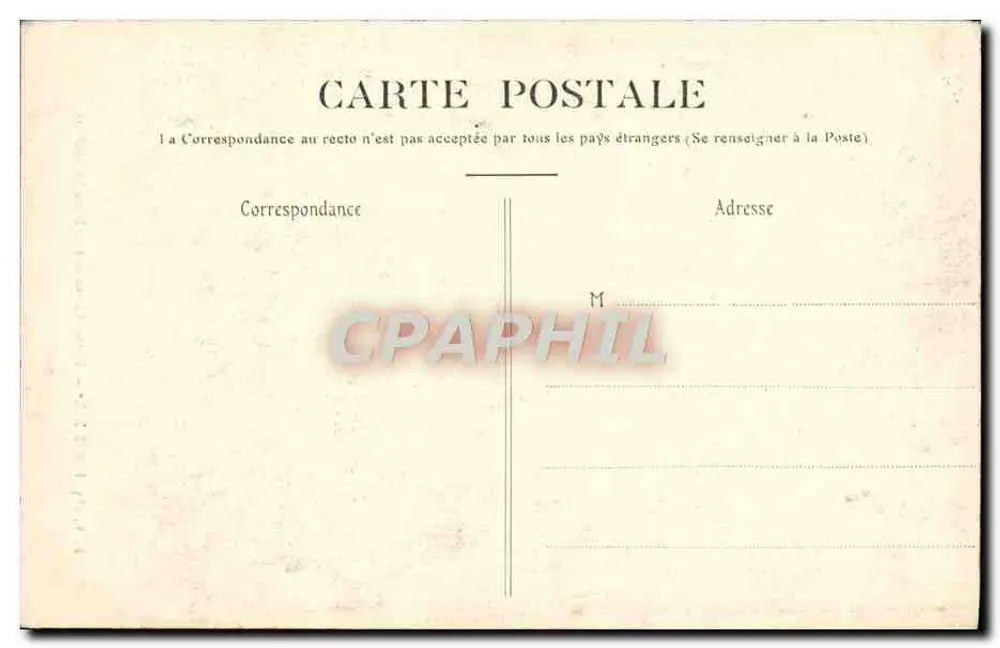 Buttes-Chaumont — Auf den Felsen — E. V. 483 - Rückseite