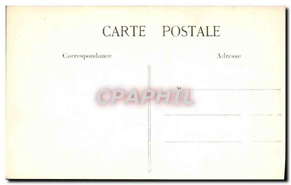 Paris — Rue Royale e a Madeleine — Edição Guillot, Paris - Verso