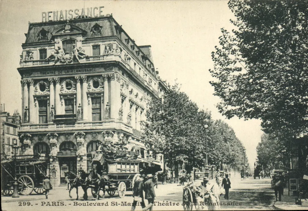 Renaissance-Theater — Paris — Boulevard St-Martin — Verlag Véronique, n°299 - Vorderseite
