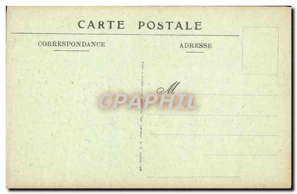Paris — Hotel der Münzen — Neue Münzdruckerpresse — D.A.L. Rundel Verboten - Rückseite