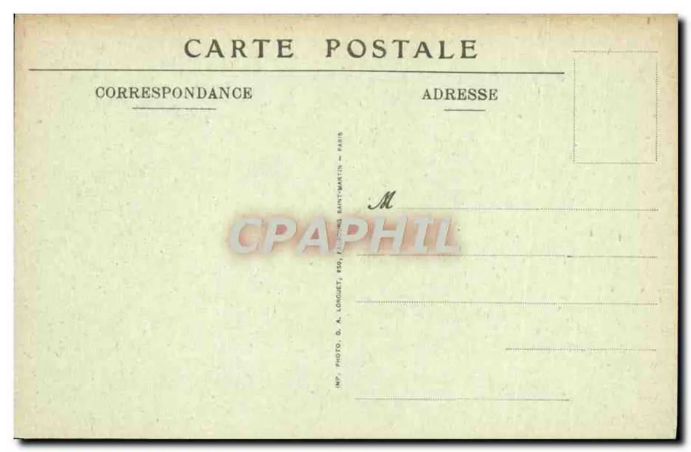 PARIS — HOTEL DES MONNAIES — Das Bleichen des Geldes — D.A.L. Rapport, mercerie - Rückseite