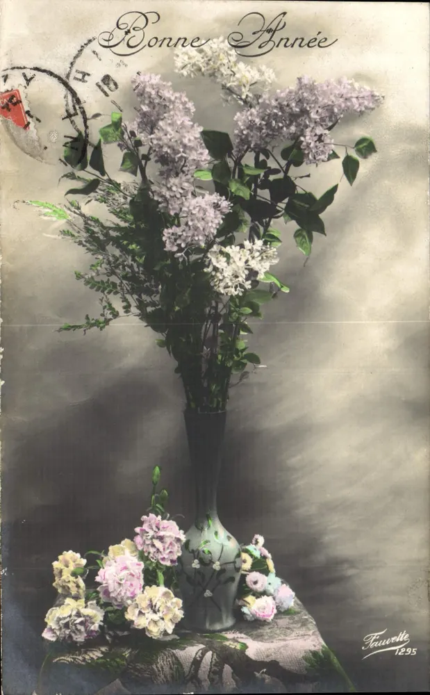Bouquet lilii — Fauvette 1295 — Fauvette - Awers
