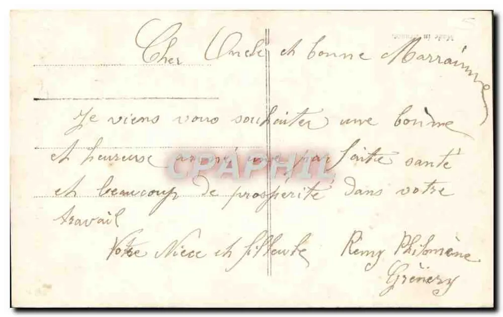 Bouquet lilii — Fauvette 1295 — Fauvette - Rewers