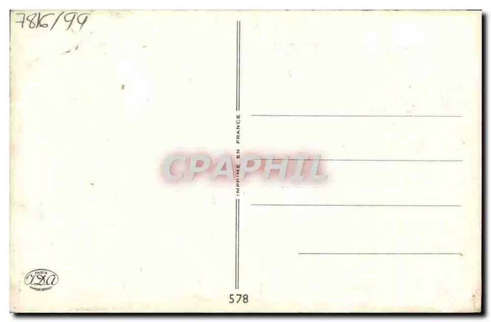 Lächelnde Frau mit Blumenstrauß — Frohes Neues Jahr — n°578 - Rückseite