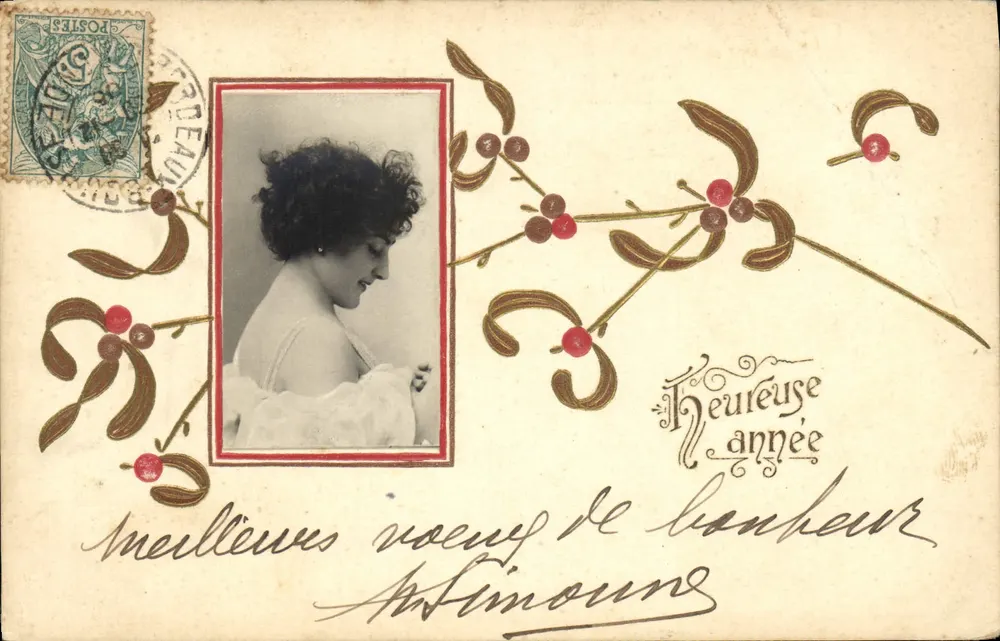 Femme en buste — portrait encadré — éditeur G.B. Paris, n° 66/1881 - Vorderseite
