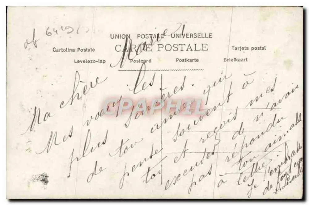 Familie — Geburtstagswunsch — A-N PARIS n°811 - Rückseite