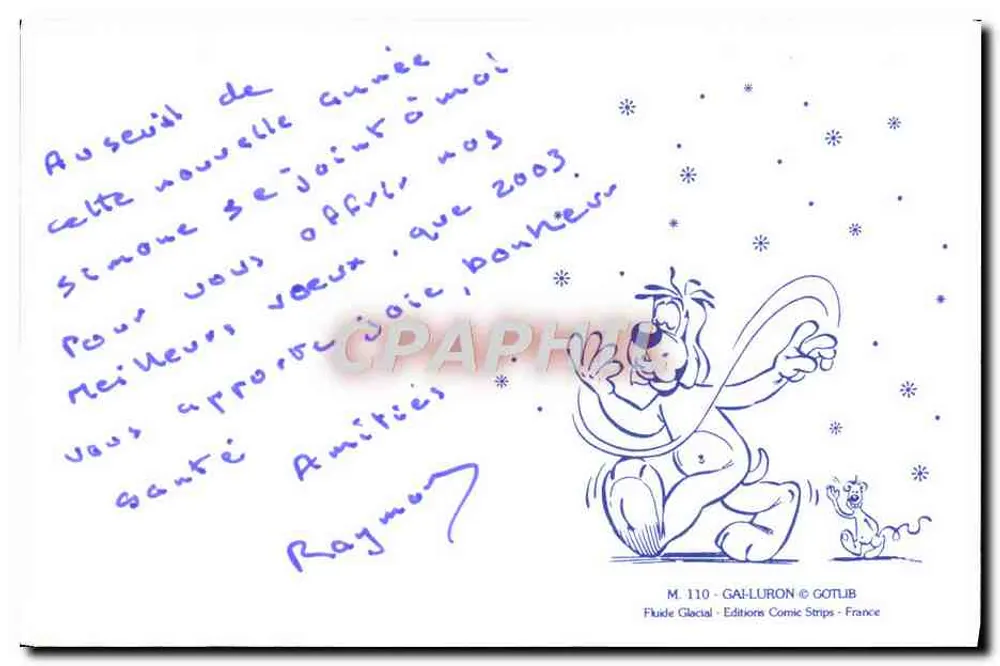 उत्सव और अच्छी स्वास्थ्य — गॉटलिब — M. 110 - Gai-Luron © Gotlib - पीछे