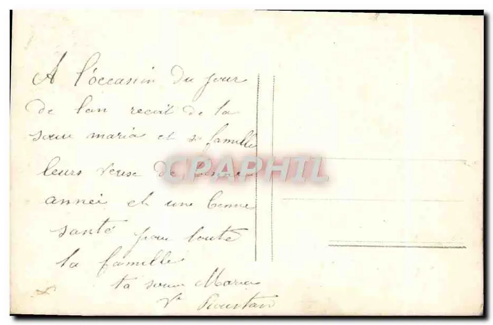 Junge Frau in einem rosa Kleid — Frohes Neues Jahr — Verlag R. Romain, Nr. 423 - Rückseite