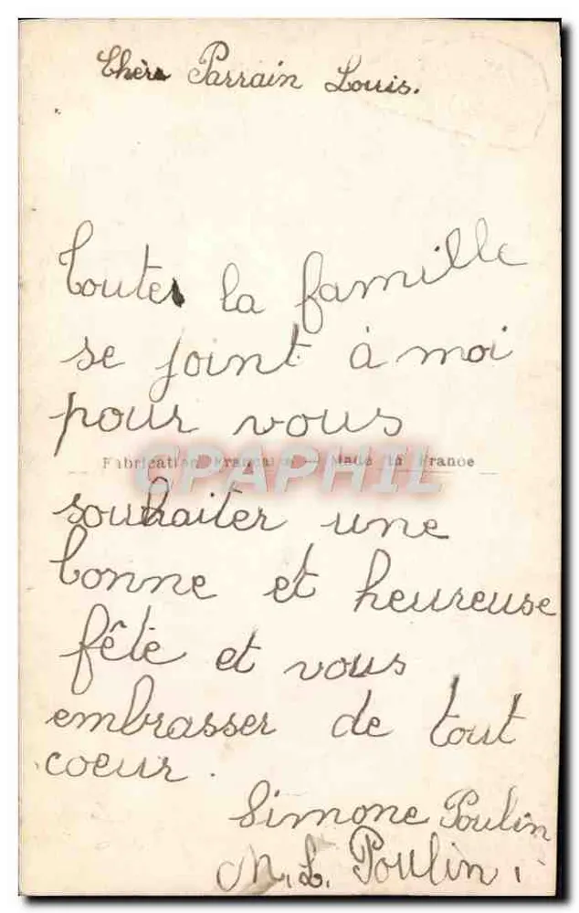 Junge Frau — Portrait in Violett — Verlag Perfect 75 - Rückseite