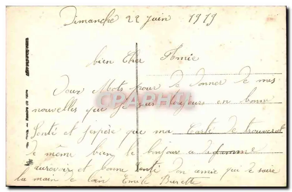 Liebendes Paar — Balkonszene — Verlag LFO Nr. 2102 - Rückseite