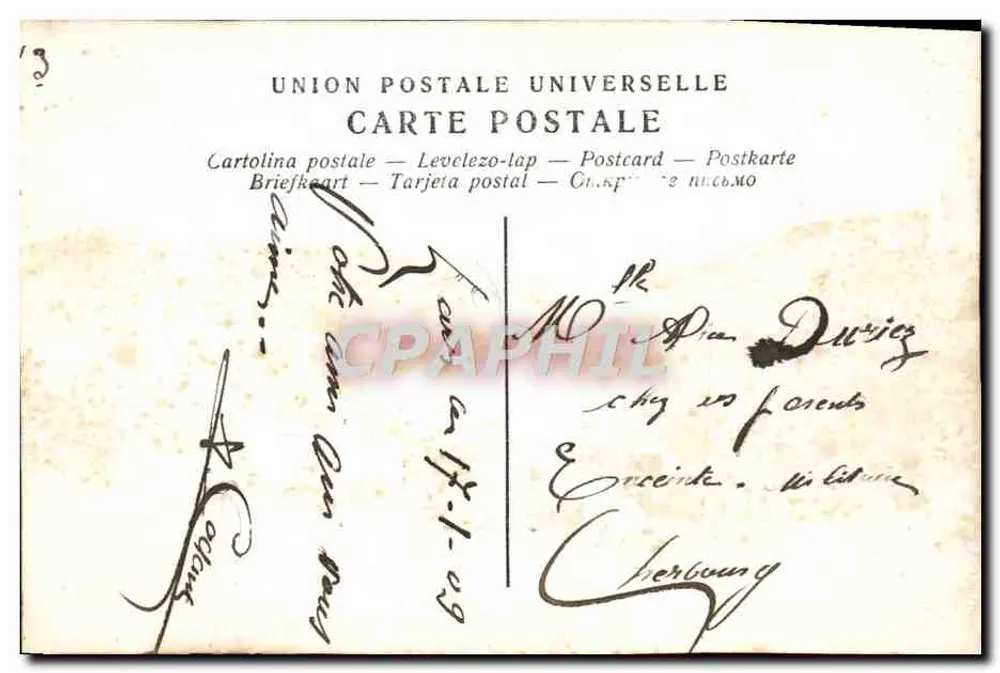 Zur Zeit der Kirschen — Serie 65 — Paris - Rückseite