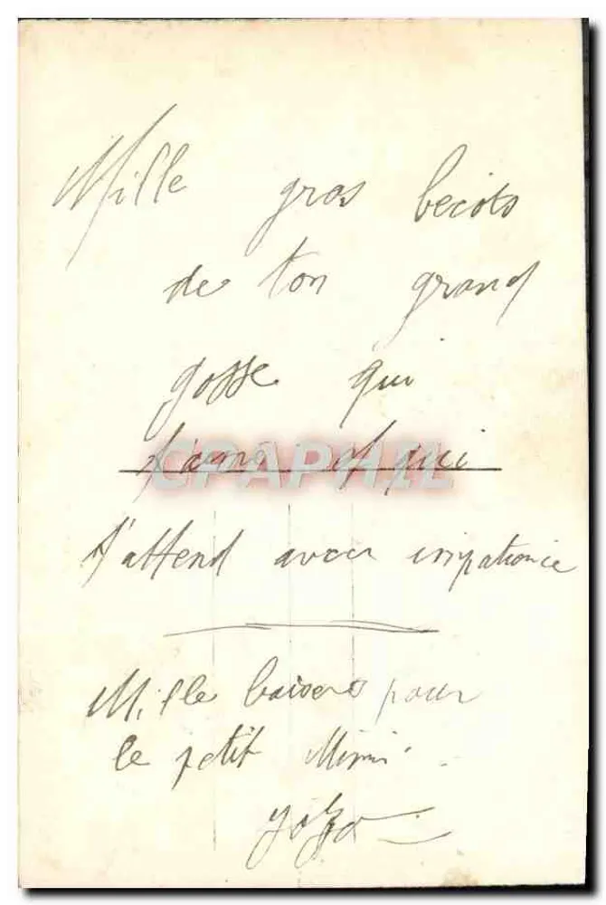 Ich wünsche dir im Gegenzug die Liebe deines Herzens — Zärtliche Erinnerung — Dix & Révé - Rückseite