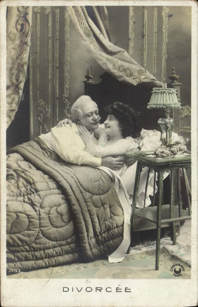 Geschiedene — Theater-Szene — Croissant, Paris, Nr. 3283 - Vorderseite