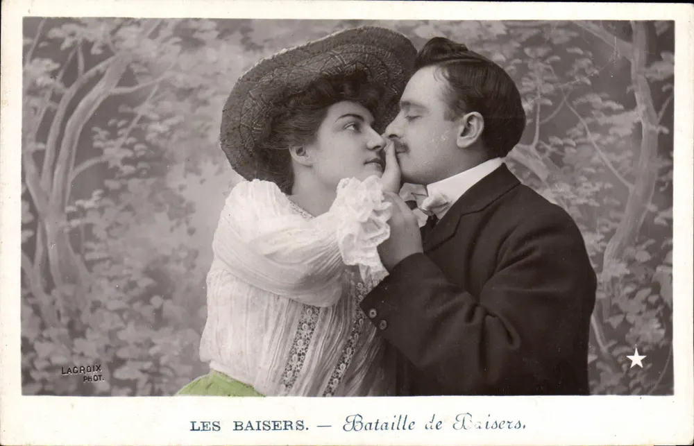 Die Küsse. — Schlacht der Küsse. — Lacrodix Phot. - Vorderseite