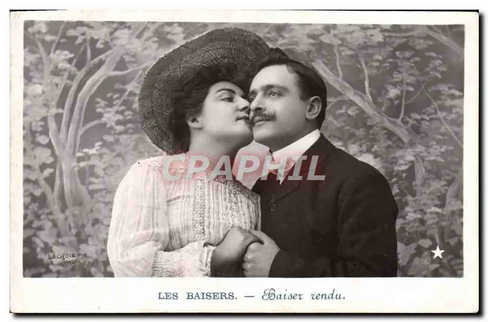 Die Küsse. — Kuss erwidert. — LACROIX, PROVENCE - Vorderseite