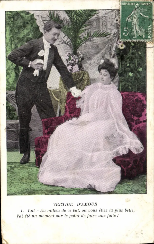 Vertige d'Amour — Szene eines Balls — unbekannter Verlag, Seriennummer 1 - Vorderseite