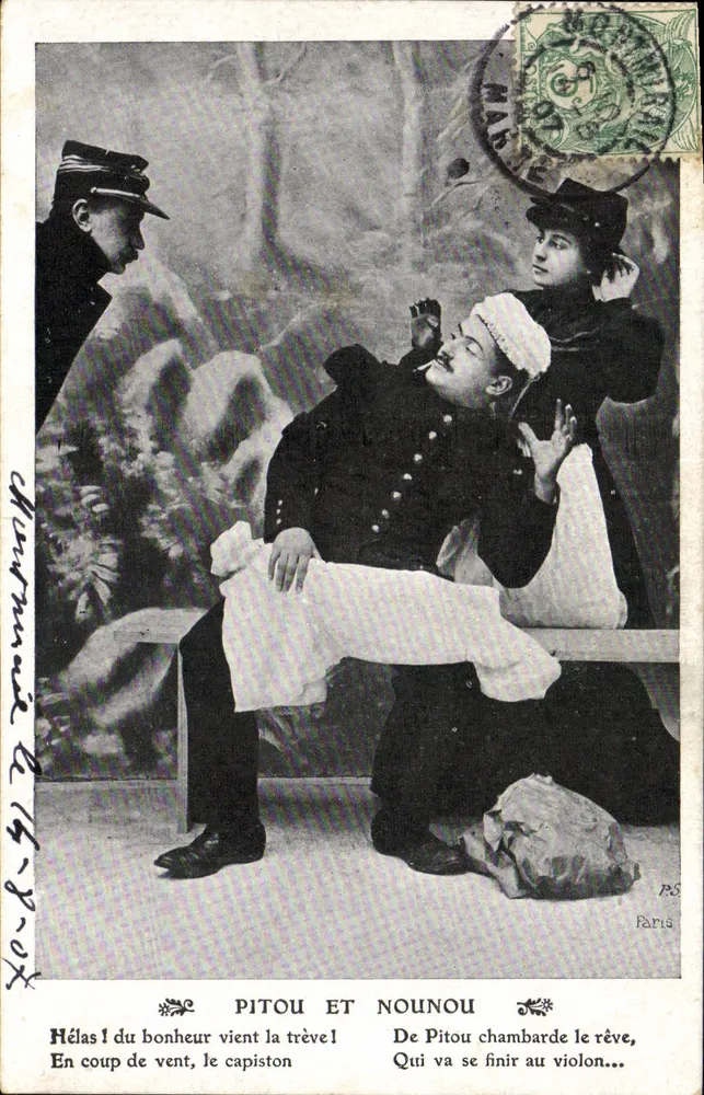 Pitou und Nounou — Theater-Szene — Paris, J.C. Paris - Vorderseite