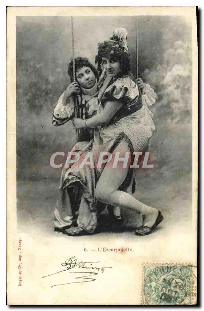 L'Escarpolette — Theater Szene — Royer et C°, Nancy, n°6 - Vorderseite