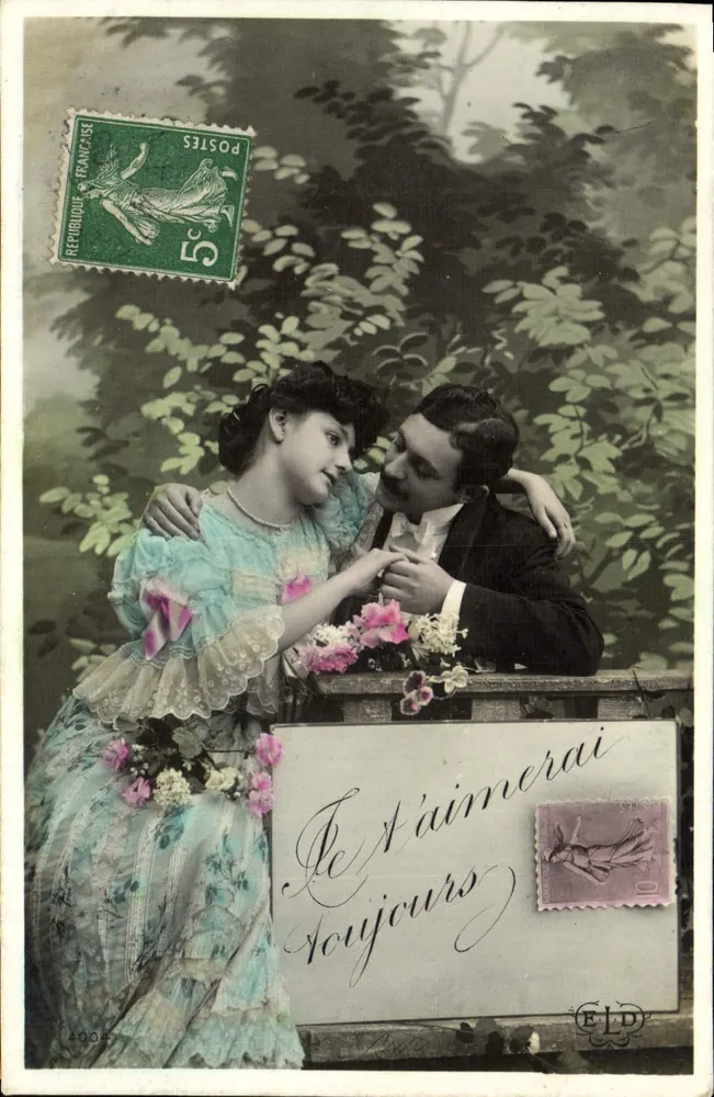 Ich liebe dich immer — Liebespaar — ELD, n°4004 - Vorderseite