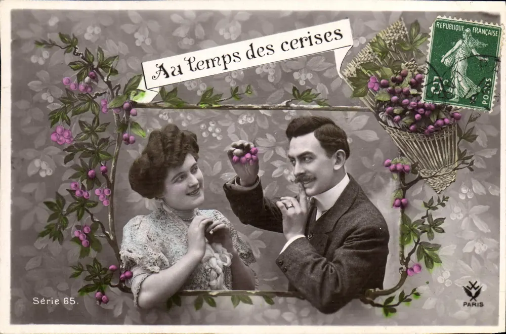 Im Zeitalter der Kirschen — Serie 65 — Paris - Vorderseite