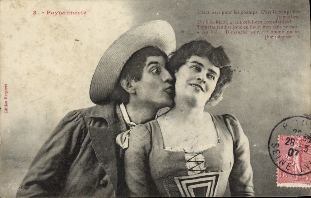 Landleben — Lucas und Toinette — Bergeret-Ausgabe Nr. 3 - Vorderseite