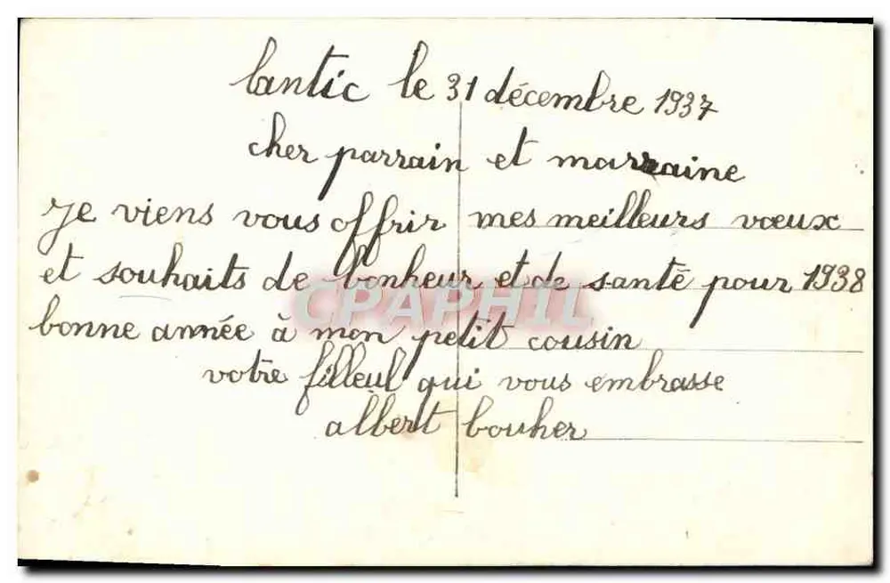 Enfant avec charrette de fleurs — scène de Noël — éditeur RAT NOJER n° 13738 - Rückseite