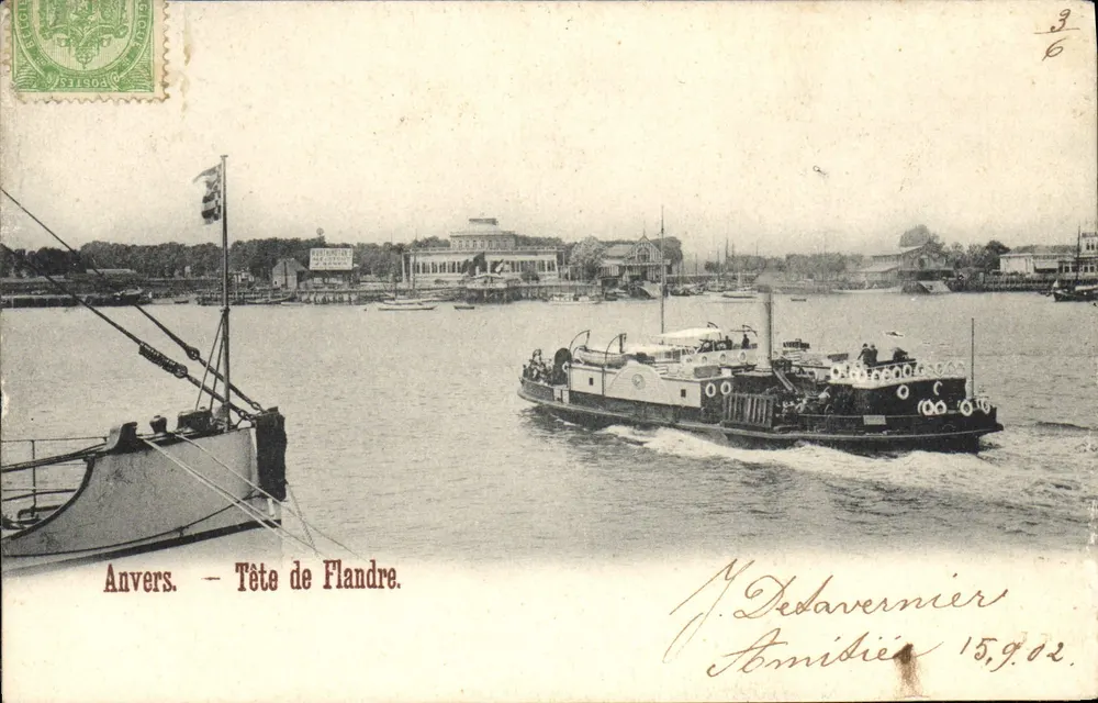 Anvers — Cabeça da Flandres — J. Delavernier - Frente