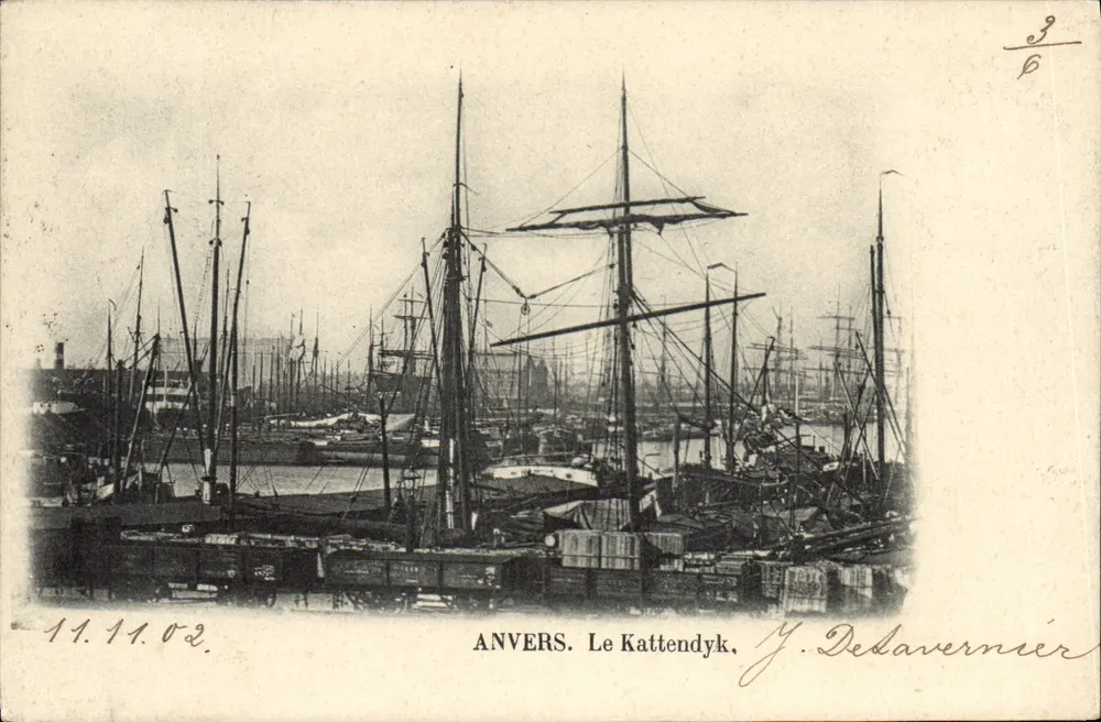 Anvers. O Kattendyck — Y. Delavernier, n°6 - Frente