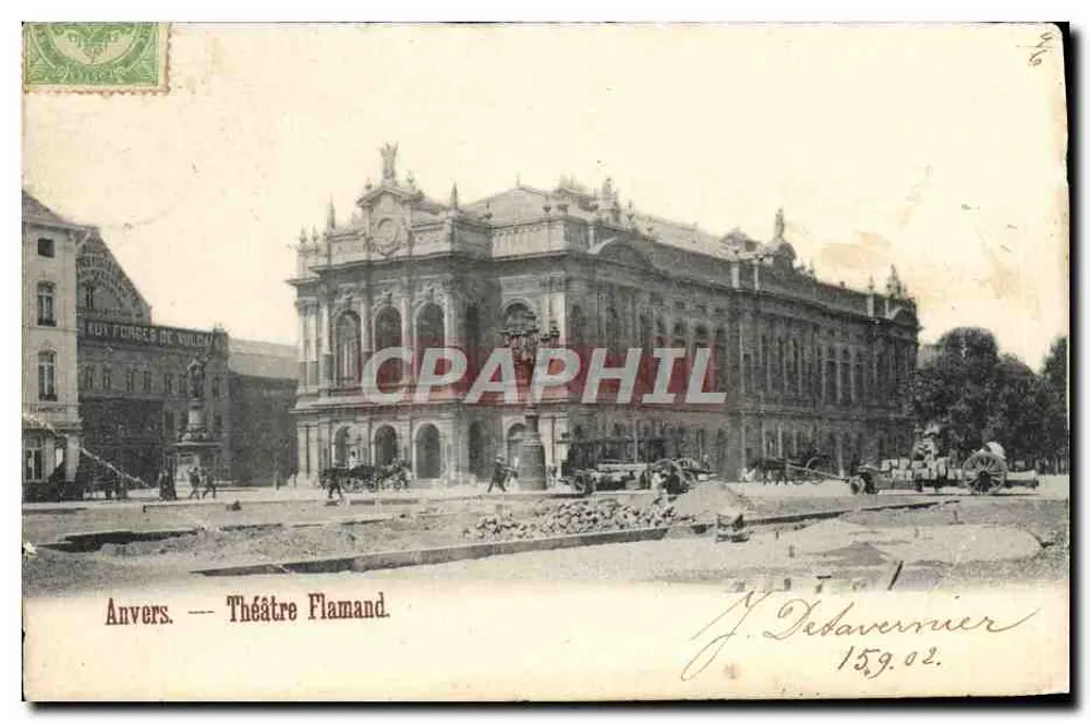 Anvers — Théâtre Flamand — J. Detavernier - Recto