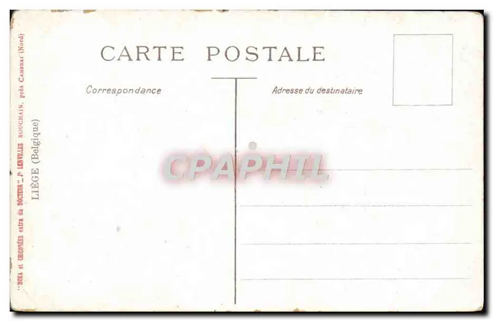 Widok portu w Liège — Belgia — wydawca LIEGE (Belgia) - Rewers