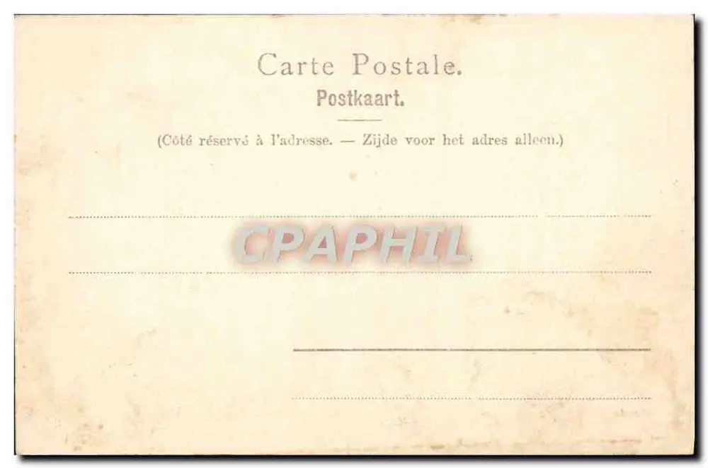 Allgemeine Ansicht der Chapelle Straße — Ostende — Ed. V. G. avenue du midi, Brüssel - Rückseite