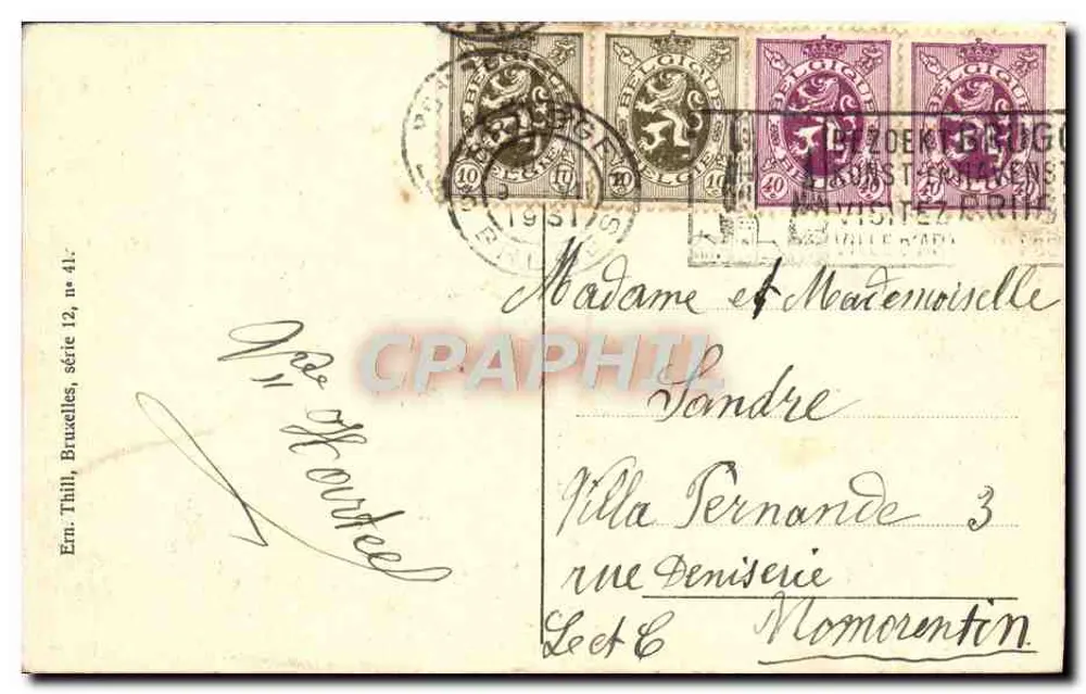 Bruges — Le Quai des Marbriers (Marmerbewerkerskaai) — éditeur NUS - Verso