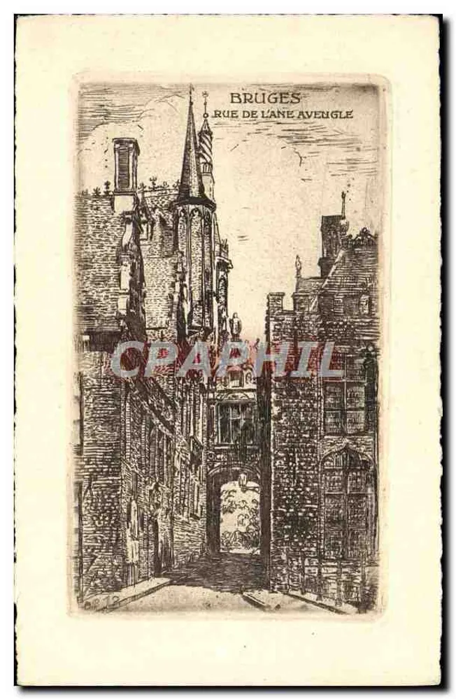 Bruges — Rua da Anne Aveugle - Frente