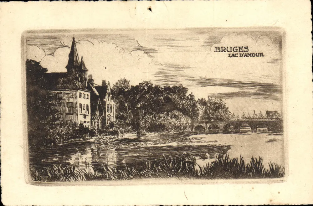 Bruges — Lago de Amor — editor OP - Frente