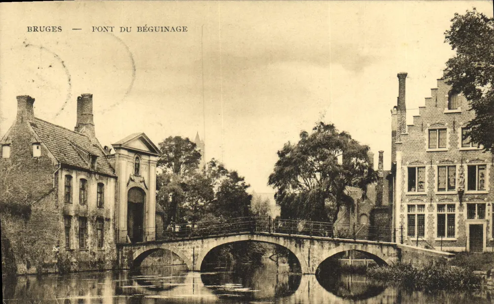 Brukselę — Most Béguinage — wydawca nie widoczny - Awers