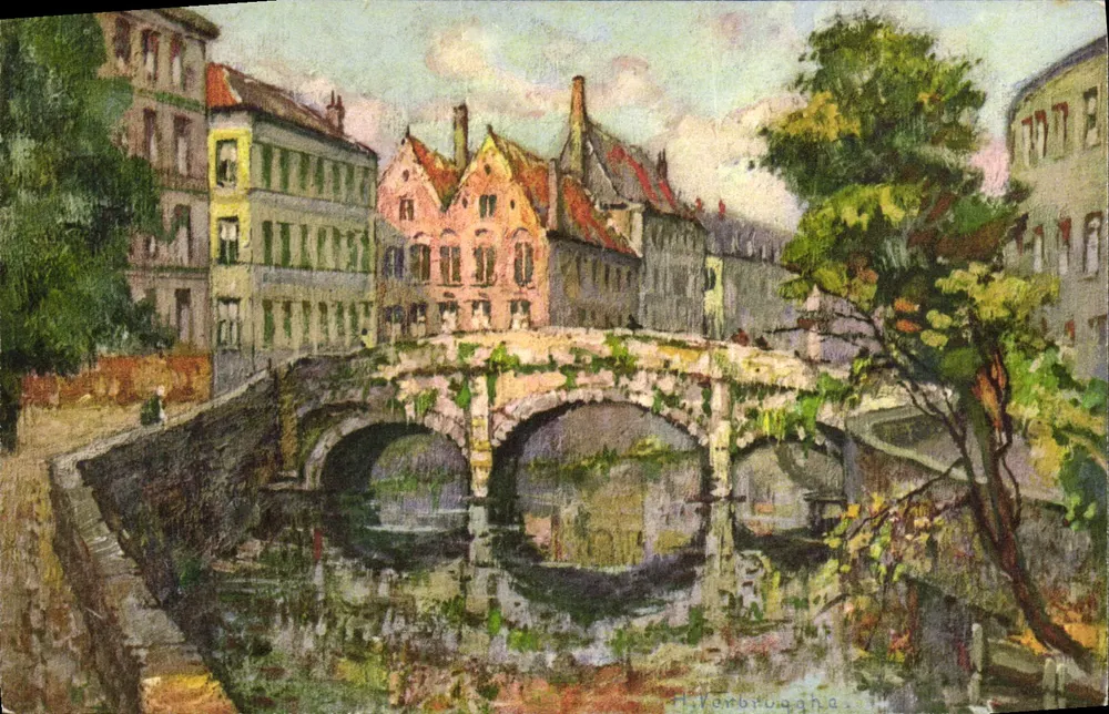 O Ponte dos Augustinos — Bruges (Bélgica) — STF No. 453 - Frente
