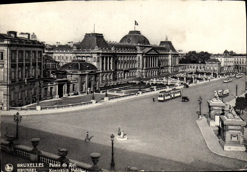 Bruxelas - Palácio do Rei — editor Bruxelas, n° 18 - Frente