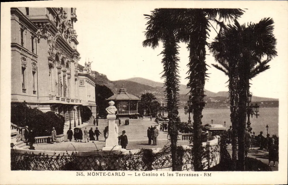 Monte-Carlo — Das Casino und die Terrassen - RM - Vorderseite