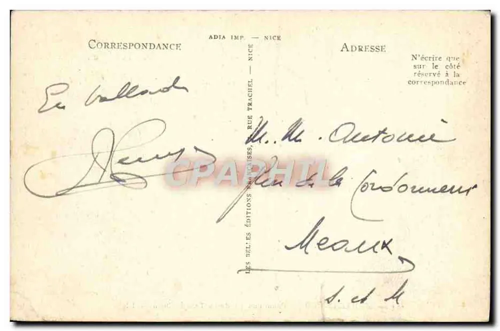 MONTE-CARLO — Panorama vu de la Tête-de-Chien — éditeur L.L. n°163 - Rückseite