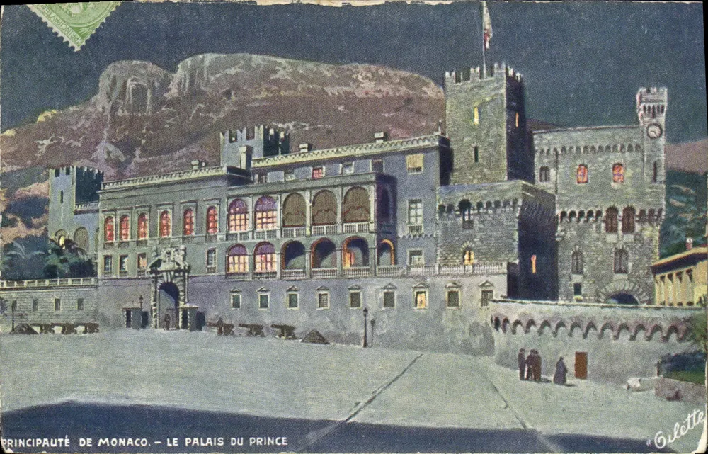 Principauté de Monaco — Le Palais du Prince — éditeur Oilette - Anverso