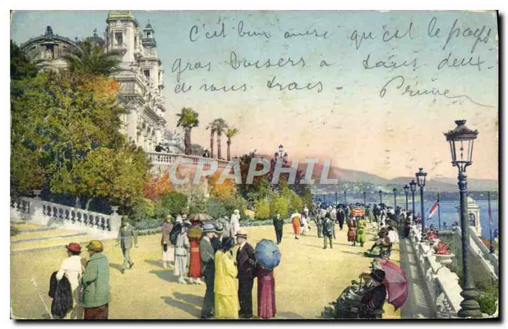 Monte-Carlo — Das Casino und die Terrassen — Verlag: Monte-Carlo & Cie, Nr. 94 - Vorderseite