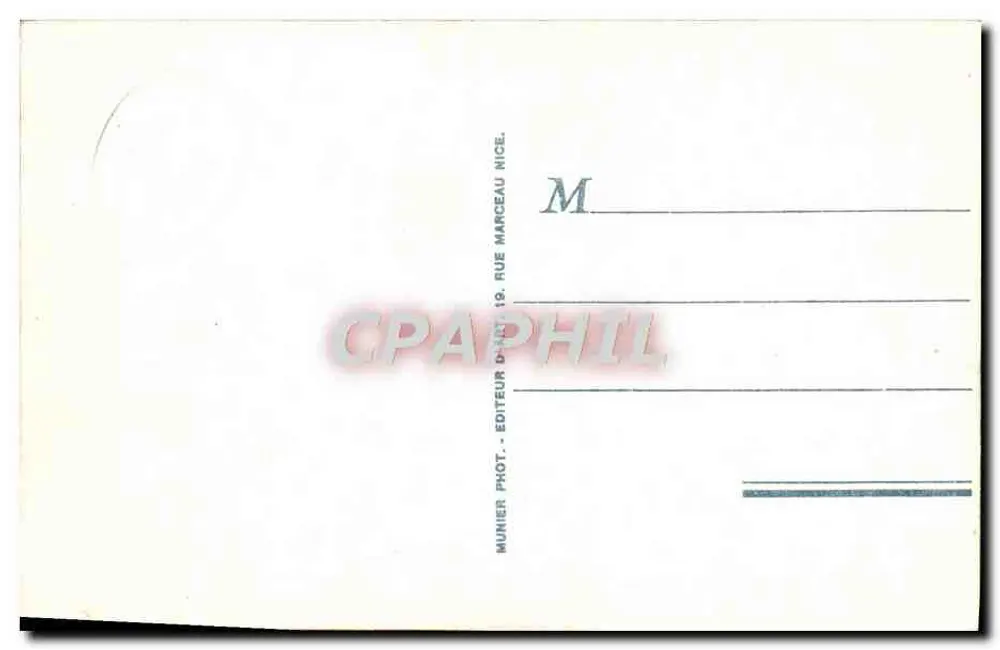 Monako — Ogólny widok Rochera RM — Munier Phot. Wydawca Nice - Rewers
