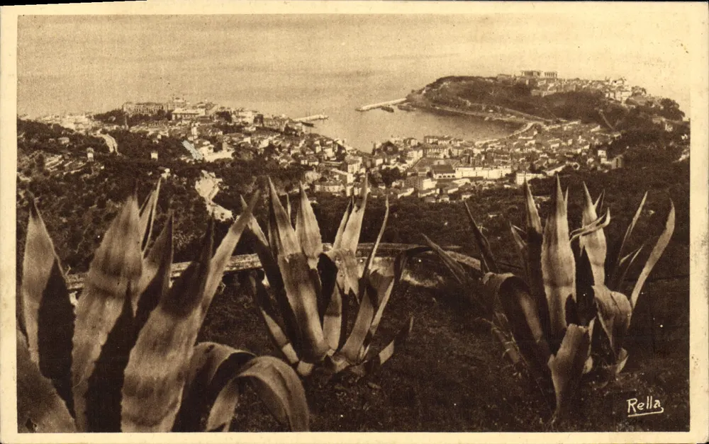 Monte Carlo und der Felsen von Monaco von Turbie aus gesehen — Rella — n°809 - Vorderseite