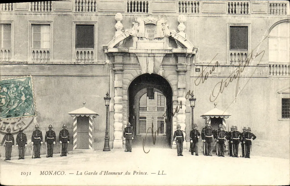 Monako — Garde d'Honneur Princesa — LL. — Nr 1031 - Awers