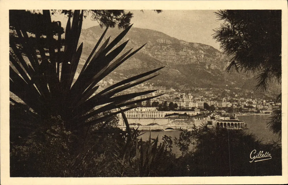 Monte-Carlo — Entre os Árvores — Gilletta - Frente