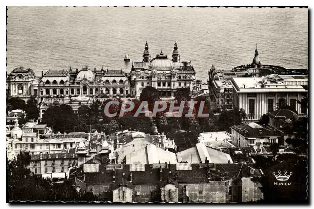 Monte-Carlo — Ansicht des Casinos und der Gärten — Éditions Munier, Nr. 131 - Vorderseite