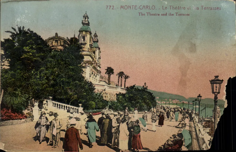 Monte-Carlo — Das Theater und die Terrassen — Verleger nicht sichtbar, Nr. 772 - Vorderseite