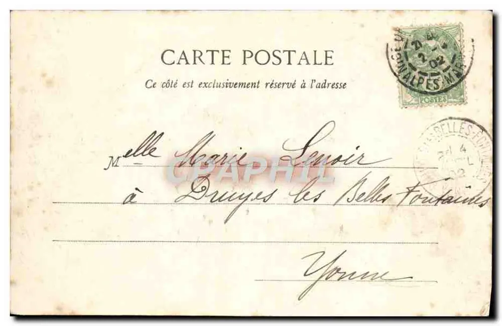 Monte-Carlo - Fachada do Teatro — Editor: Édouard Bilotta, N° 627 - Verso