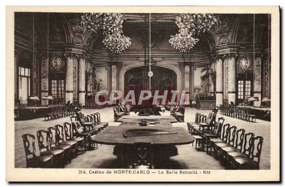 Casino de MONTE-CARLO — Sala Schmitt — RM - Frente